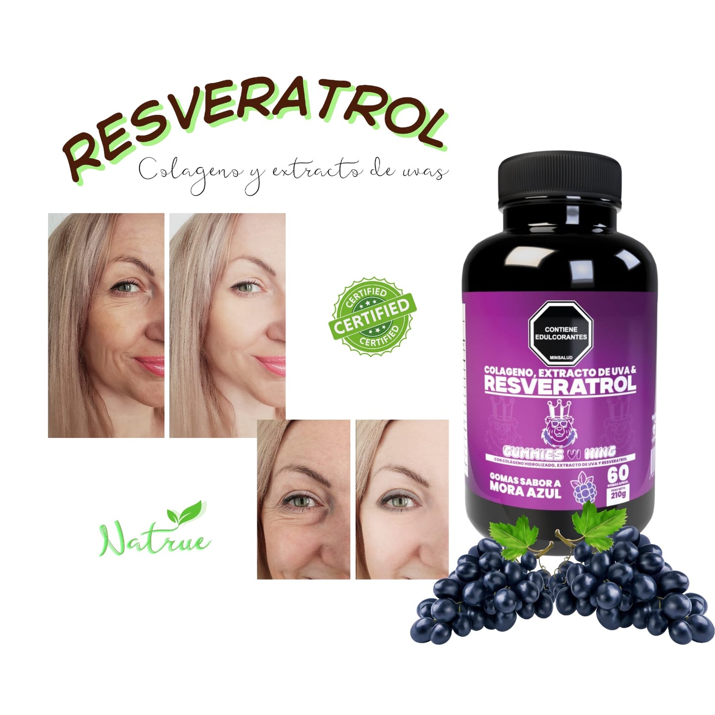 Resveratrol Gomas Envase 60 Und