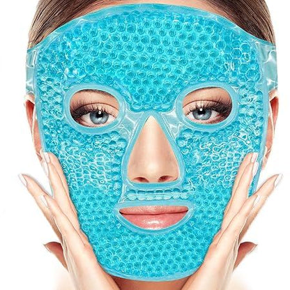 Mascara de hielo para tonificar y rejuvenecer el rostro.