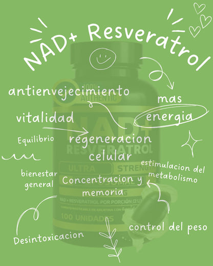 NAD + RESVERATROL CON INVIMA