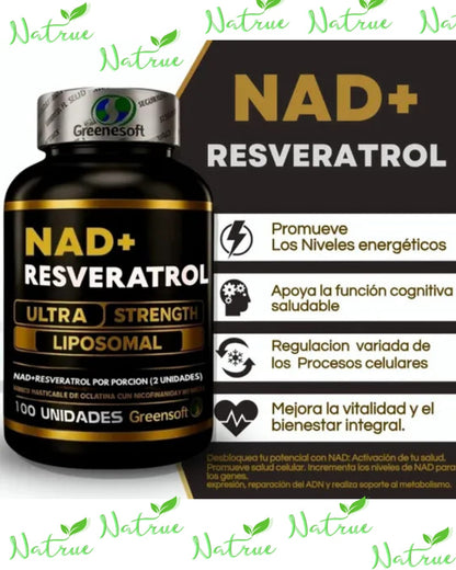 NAD + RESVERATROL CON INVIMA